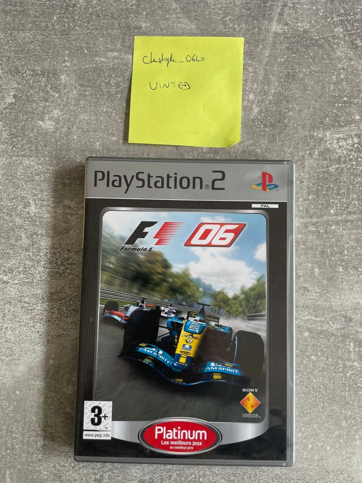 Jeu Formula one 06 / F1 06 pour Sony PS2 / playstation 2 en français.